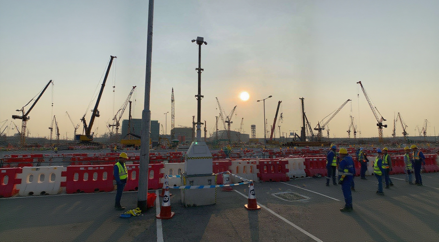 機場施工監控不用愁，友聯哨兵移動兵站隨用隨走